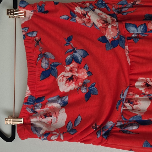 Zenobia Strapless and Black Floral Maxi Dress Duo - Picture 9 of 9